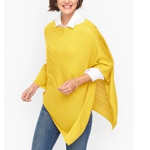 NWT Yellow light Sweater Poncho